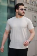 Erkek Kısa Kollu Zigzag Desenli T-shirt resmi